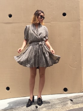 「Yves Saint Laurent（イヴサンローラン）のアイテム（パンプス）」を使った、ayayaka1019さん（レディース・158cm）の夏コーディネート