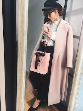 「eimy istoire」｜「アイテム（PC・スマホグッズ/家電）」を使った、Manami_officialさん（レディース・155cm）の冬コーディネート