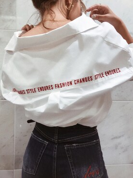 「eimy_ootd」｜「アイテム（アクセサリー）」を使った、Manami_officialさん（レディース・155cm）の春コーディネート