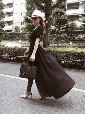 「eimy istoire」｜「アイテム（アクセサリー）」を使った、Manami_officialさん（レディース・155cm）の夏コーディネート