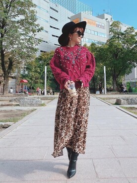 「eimy_ootd」｜「アイテム（帽子）」を使った、Manami_officialさん（レディース・155cm）の冬コーディネート