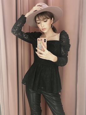 「eimy istoire」｜「アイテム（PC・スマホグッズ/家電）」を使った、Manami_officialさん（レディース・155cm）の冬コーディネート