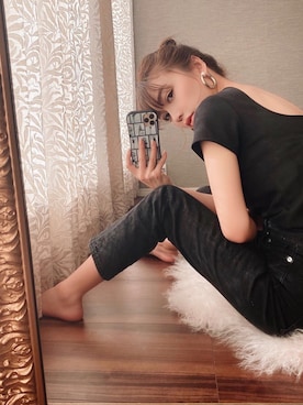 「eimy istoire」｜「アイテム（PC・スマホグッズ/家電）」を使った、Manami_officialさん（レディース・155cm）の春コーディネート