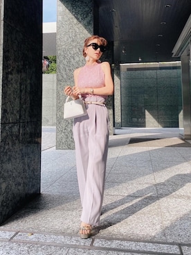 Manami_officialさん（レディース・155cm）の夏コーディネート