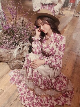 「eimy_ootd」｜「アイテム（帽子）」を使った、Manami_officialさん（レディース・155cm）の秋コーディネート