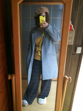 「SEVENDAYS=SUNDAY（セブンデイズサンデイ）のアイテム（チェスターコート）」を使った、あやっちぇさん（レディース・153cm）の冬コーディネート