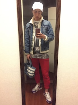 「H&M（エイチ・アンド・エム）のアイテム（ジャケット/アウター）」を使った、Y.Tさん（メンズ・174cm・20代）の冬コーディネート