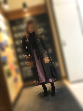 natsuさん（レディース・160cm）の冬コーディネート