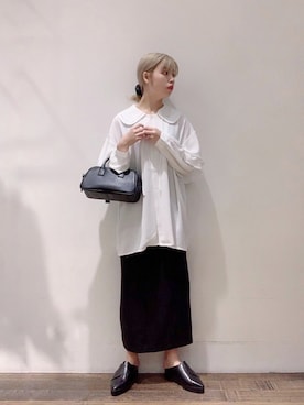 「ジーナシス」｜「アイテム（その他）」を使った、RIKOさん（レディース・163cm）の春コーディネート