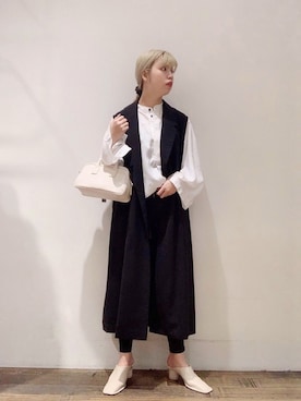 「ジーナシス」｜「アイテム（その他）」を使った、RIKOさん（レディース・163cm）の春コーディネート