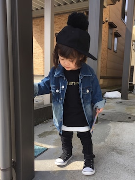 touma♡issei さん(キッズ・90cm)の春コーディネート