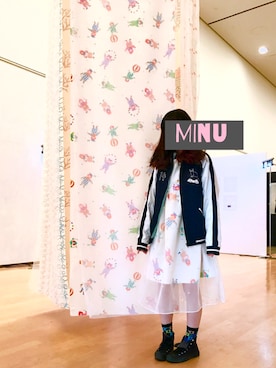 「テキスタイル」｜mi(nuu)さん（レディース・154cm）の春コーディネート