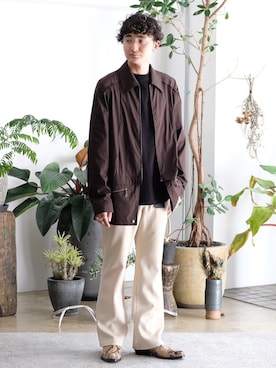 「KIKO KOSTADINOV（キコ コスタディノフ）のアイテム（トップス）」を使った、　げんちゃんさん（メンズ・173cm）の秋コーディネート