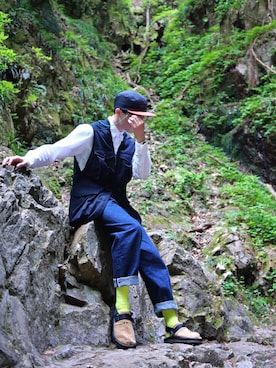 たろーさんさん（メンズ・169cm）の春コーディネート