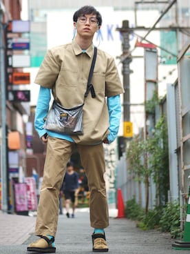 たろーさんさん（メンズ・169cm）の春コーディネート