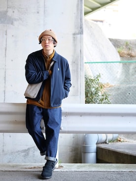 たろーさんさん（メンズ・169cm）の冬コーディネート