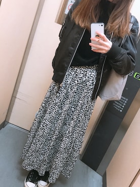 「Blue Standard （ブルースタンダード）のアイテム（ジャケット/アウター）」を使った、Ayさん（レディース・160cm）の冬コーディネート