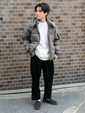 uedaさん（メンズ・170cm）の秋コーディネート