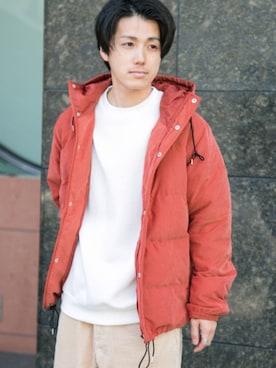 uedaさん（メンズ・170cm）の冬コーディネート