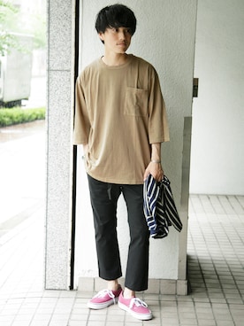 uedaさん（メンズ・170cm）の夏コーディネート