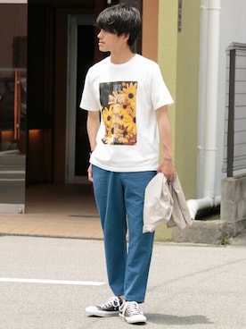 uedaさん（メンズ・170cm）の夏コーディネート