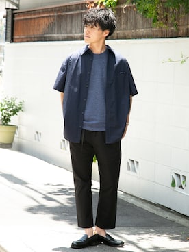 uedaさん（メンズ・170cm）の夏コーディネート