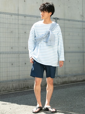 uedaさん（メンズ・170cm）の夏コーディネート