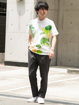 「stan smith」｜uedaさん（メンズ・170cm）の夏コーディネート