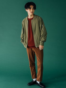 「スリムパンツ」｜uedaさん（メンズ・170cm）の夏コーディネート