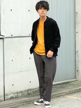 uedaさん（メンズ・170cm）の秋コーディネート