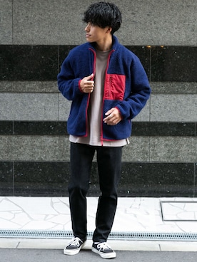 「スリムパンツ」｜uedaさん（メンズ・170cm）の秋コーディネート