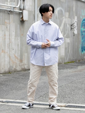 uedaさん（メンズ・170cm）の春コーディネート