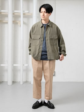 uedaさん（メンズ・170cm）の春コーディネート