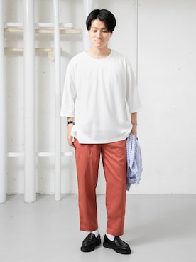 uedaさん（メンズ・170cm）の春コーディネート