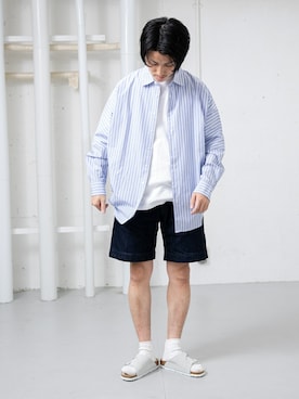 uedaさん（メンズ・170cm）の夏コーディネート