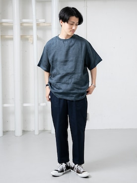 uedaさん（メンズ・170cm）の夏コーディネート