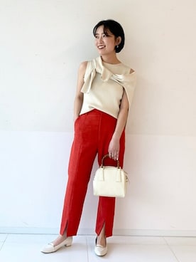 「story.（ストーリー）のアイテム」を使った、yoshiさん（レディース・160cm）の春コーディネート