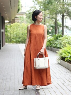 「cache cache（カシュ カシュ）のアイテム」を使った、yoshiさん（レディース・160cm）の春コーディネート