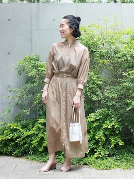 「ウェッジソール」｜yoshiさん（レディース・160cm）の夏コーディネート