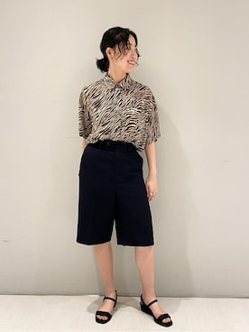 「ウェッジソール」｜yoshiさん（レディース・160cm）の夏コーディネート