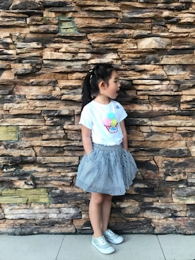 「seeds（シーズ）のアイテム」を使った、⋆*✩⑅◡̈⃝*さん（キッズ・104cm）の春コーディネート