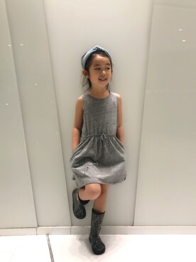 「AIGLE（エーグル）のアイテム（レインシューズ）」を使った、⋆*✩⑅◡̈⃝*さん（キッズ・110cm）の夏コーディネート