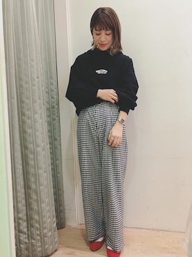 YURINAさん（レディース・161cm）の冬コーディネート