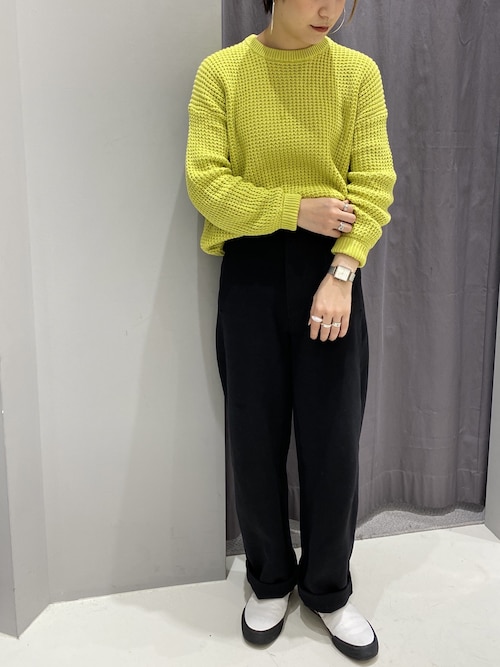 DECEMBER MAY 蛍光イエロー セーター　sサイズ 20191227124118507_500.jpg