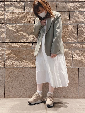 「ミントグリーン」｜「アイテム（その他）」を使った、chiharuさん（レディース・150cm）の冬コーディネート