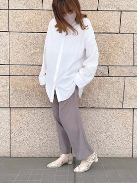 「kutir」｜「アイテム（シューズ）」を使った、chiharuさん（レディース・150cm）の春コーディネート