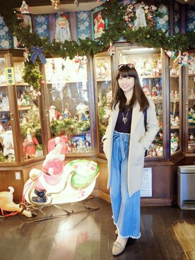 「NO NAME（ノーネーム）のアイテム（ジャケット/アウター）」を使った、Daisyさん（レディース・163cm）の秋コーディネート