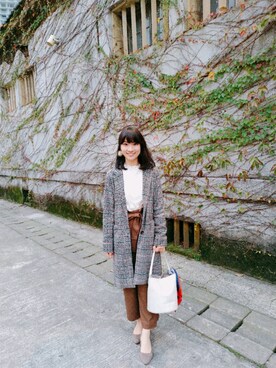 「Jayro（ジャイロ）のアイテム（ジャケット/アウター）」を使った、Daisyさん（レディース・163cm）の冬コーディネート