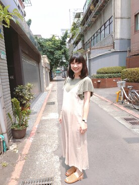 「NO NAME（ノーネーム）のアイテム（オールインワン・サロペット）」を使った、Daisyさん（レディース・163cm）の春コーディネート