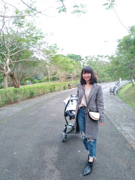 「Jayro（ジャイロ）のアイテム（ジャケット/アウター）」を使った、Daisyさん（レディース・163cm）の冬コーディネート